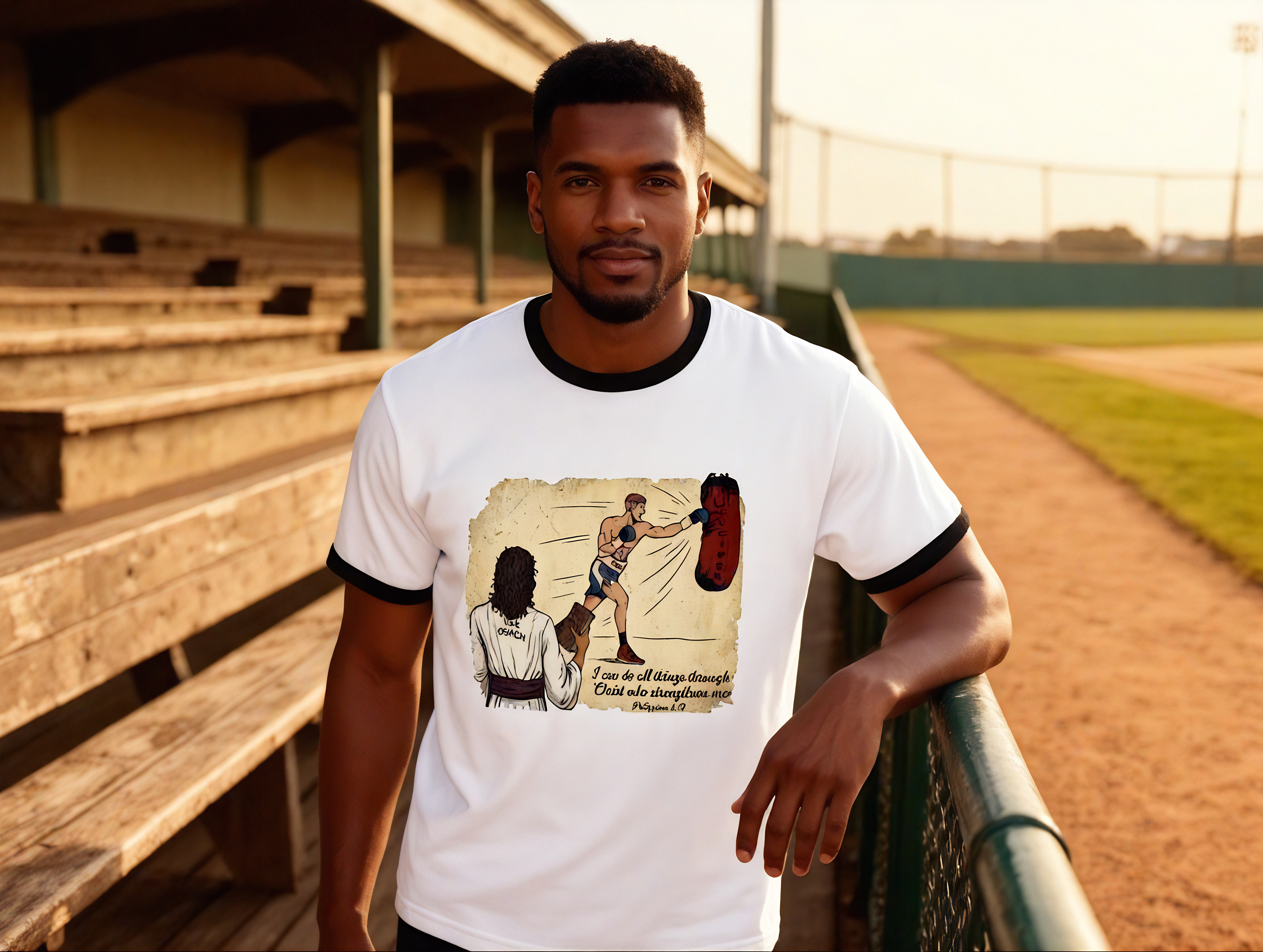 Cross Trained ringer t-shirt